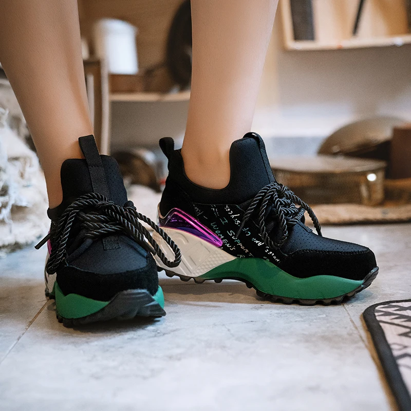 CONASCO/2020 модная женская классическая демисезонная повседневная обувь из