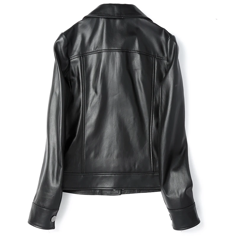 Spring Autumn Real Genuine Leather Jacket Women Clothes 2020 Korean Vintage Sheepskin Coat Streetwear Tops Chaqueta Mujer ZT3545 | Женская