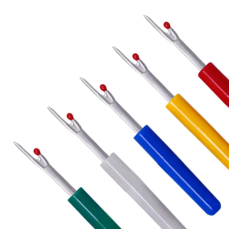 

P15D 5Pcs Plastic Handle Seam Ripper Sewing Tool Needle Craft Thread Cutter Stitch DIY Apparel Fabric Accessories
