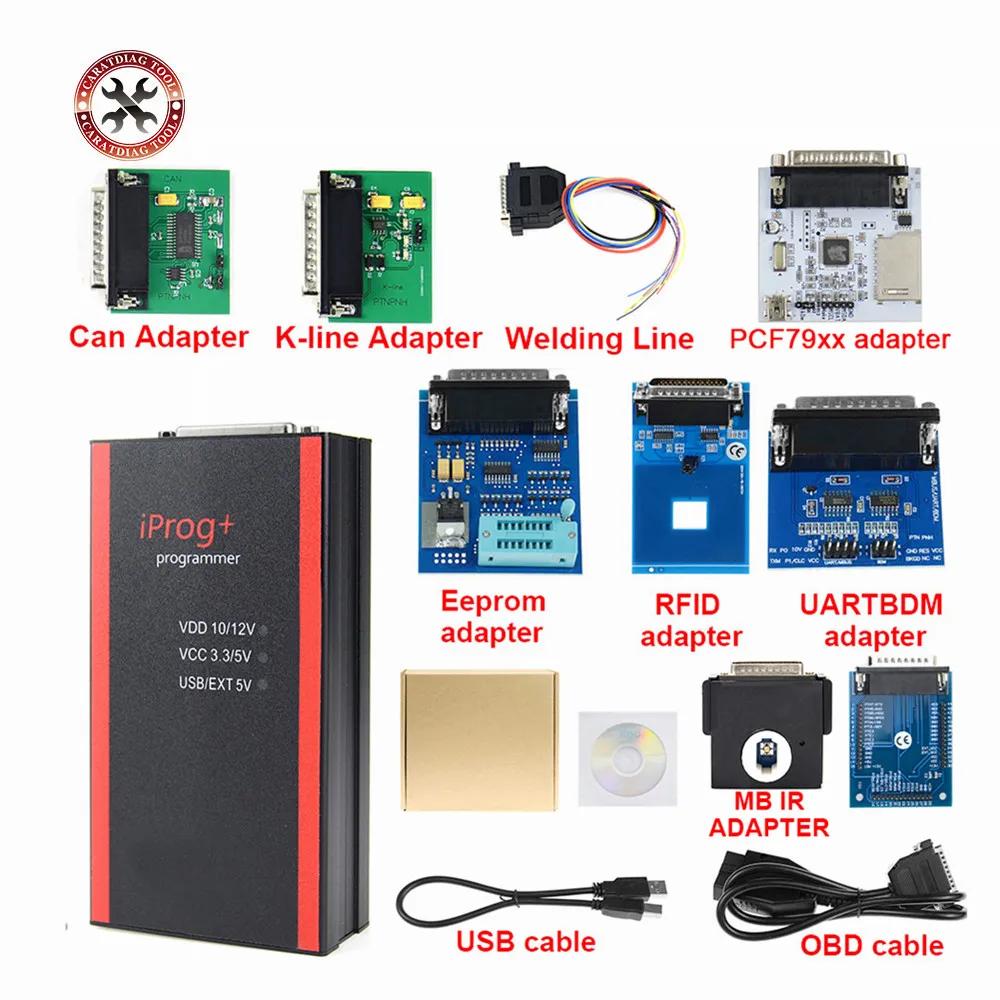Программатор ключей IPROG Pro инструмент для коррекции одометра и сброса подушек
