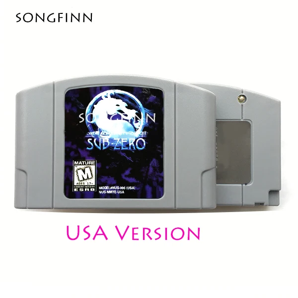 

Серый корпус для 64-битной игры ** Mortal Komba Myth Sub-Zero Версия США Английский язык сохранить