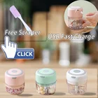 100250 мл электрическая давилка чеснока пресс овощ, перец чили мясо Чеснок Чоппер пресс USB машинки Кухонные гаджеты