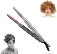 hair straightener professional mini hair iron for unisex short pencil curler thinnest plate ceramic beard flat travel iron