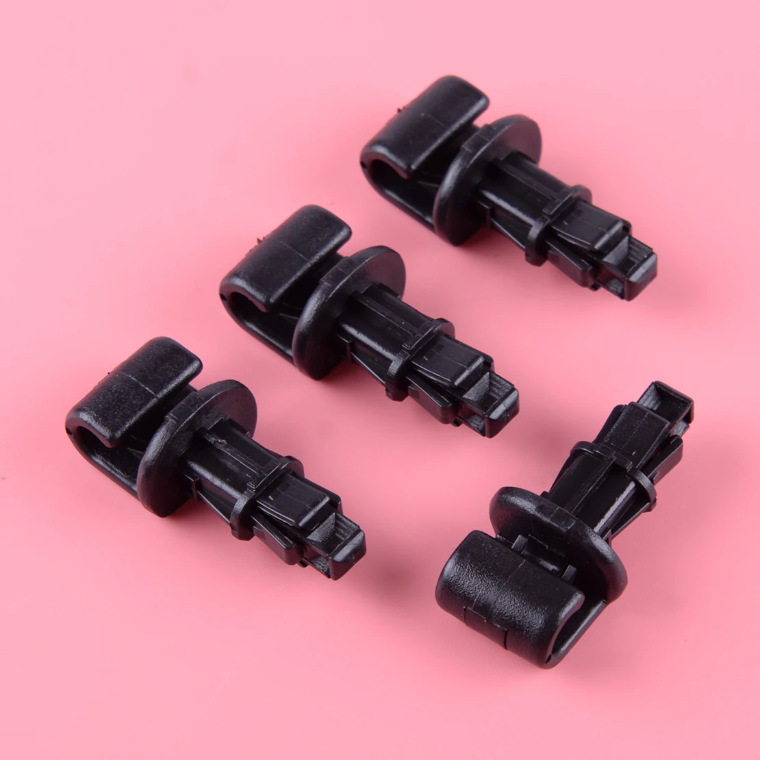 Beler 4 шт. Автомобильный Черный солнцезащитный крюк зажим подходит для Honda Odyssey