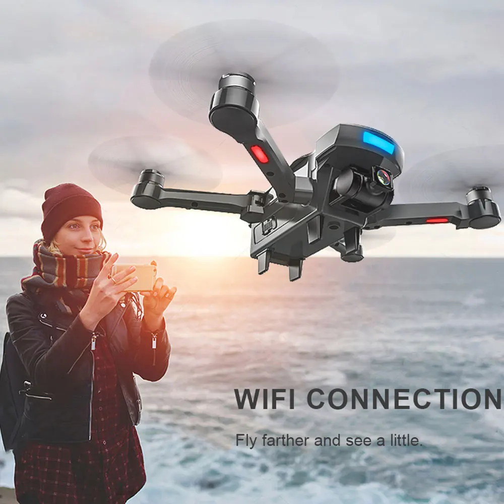 CG033 4CH 6Axis 1080P Full HD Gimbal камера Радиоуправляемый Дрон gps FPV wifi Квадрокоптер Follow Me One Key Return складной vs SG906 F11