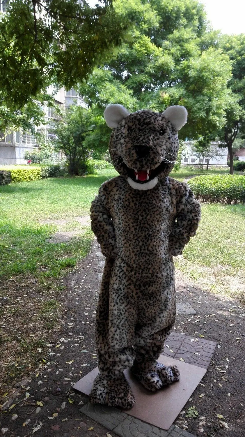 Милый костюм талисмана Ягуара костюмы для костюмированной вечеринки платье игры