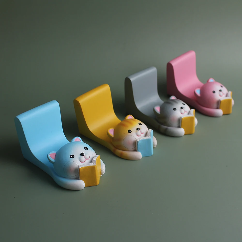 

Симпатичный держатель для телефона, искусственная смола, держатель, подставка для планшетов, дизайнерский держатель смартфона высокого ка...