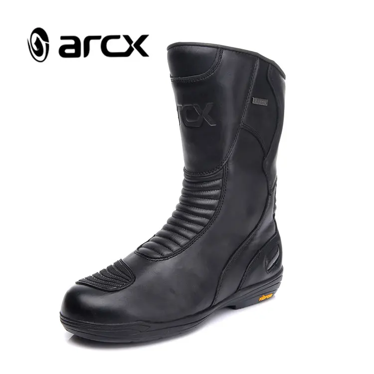 Байкерские ботинки ARCX кожаные мужские для мотокросса водонепроницаемая