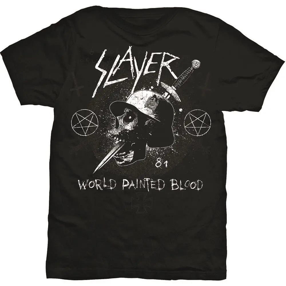 Rockoff Trade Мужская футболка с кинжалом и черепом черный X-large-Slayer мужские черные
