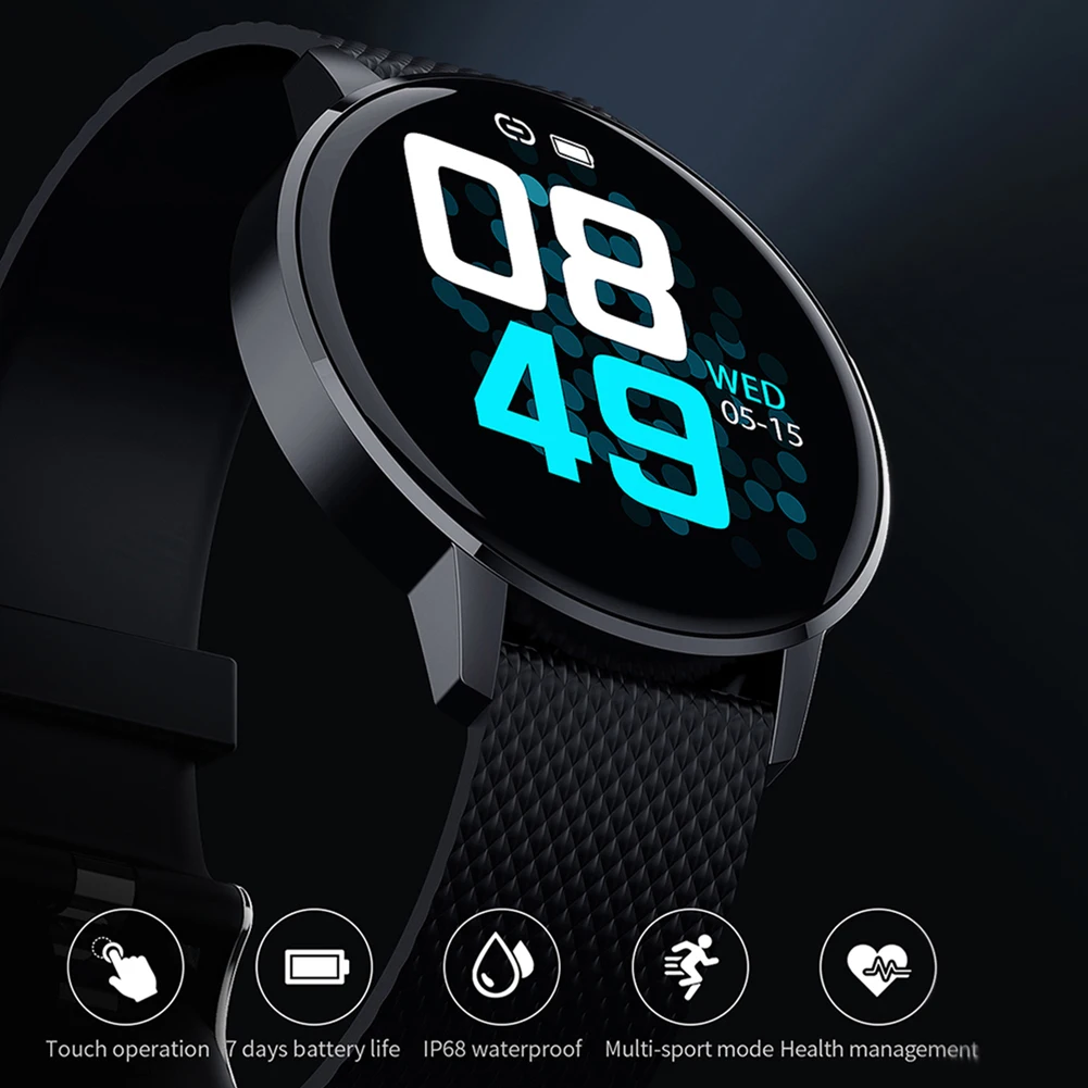 2020 new smart watch For Android Ios step heart rate Smartwatch Girl And Men Watch waterproof sports bracelet Tracker | Электроника