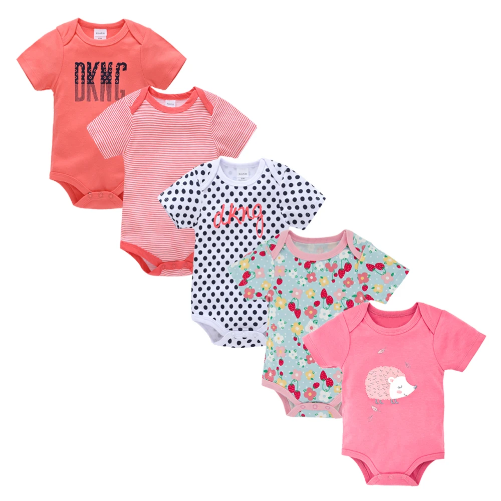 Kavkas/Одежда для маленьких мальчиков хлопковая рубашка с короткими рукавами боди