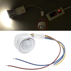 40 мм светодиодный инфракрасный датчик движения Сенсор выключатель с выдержкой времени регулируемая