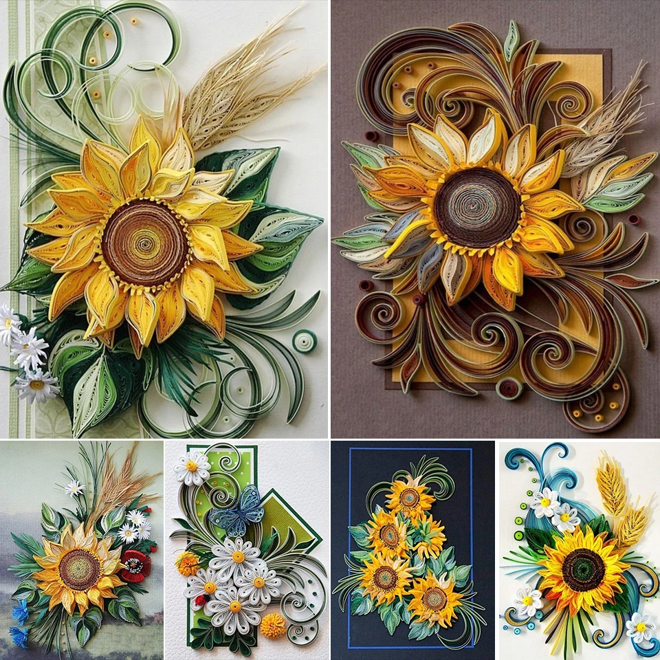 

DIY 5D алмазная живопись цветы подсолнух вышивка крестиком комплект полная дрель вышивка мозаика художественная картина Стразы декор подаро...