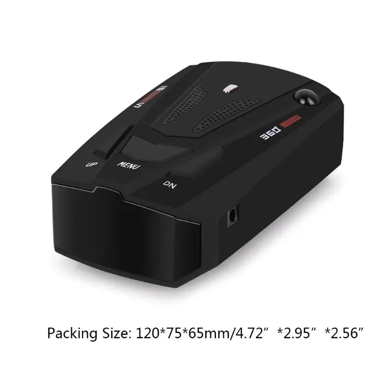 

Car Trucker Speed 360 Degrees Vehicle Radar Detector Voice Alert Warning 16 Band 87HE