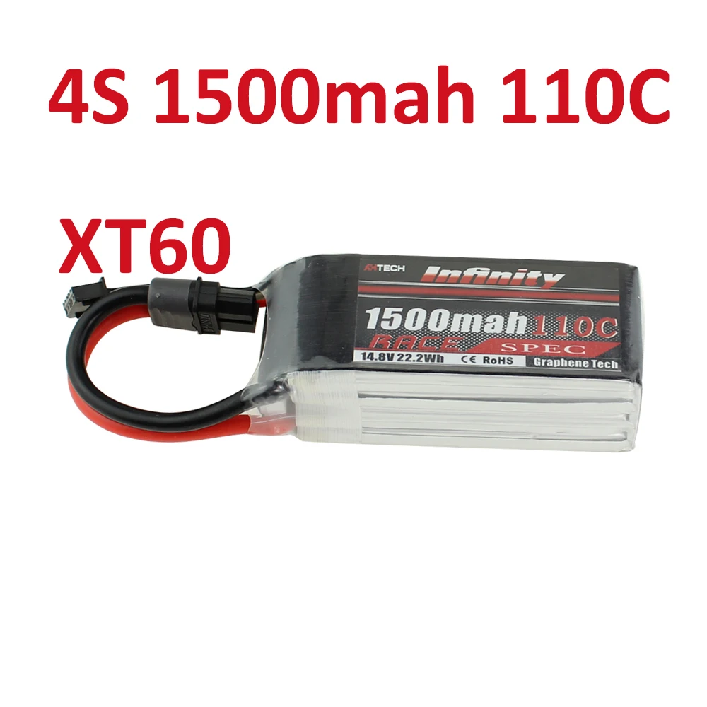 Аккумулятор Infinity 4S LiPo 1550mAh RS R5 V3 1500mAh 1150mah 120C 110C 14,8 V с разъемом SY60 XT60 RC Lipo