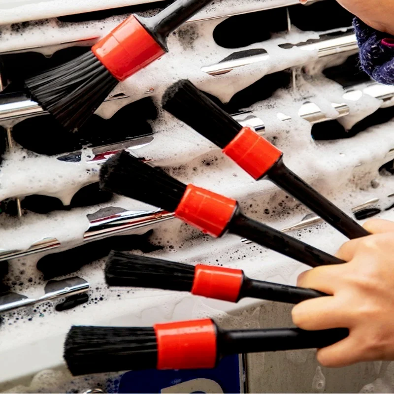 

5Pcs Mixed Car Gap Brush Cleaning Dashboard Gap Wheel Crevice Washing Auto Care Maintenance