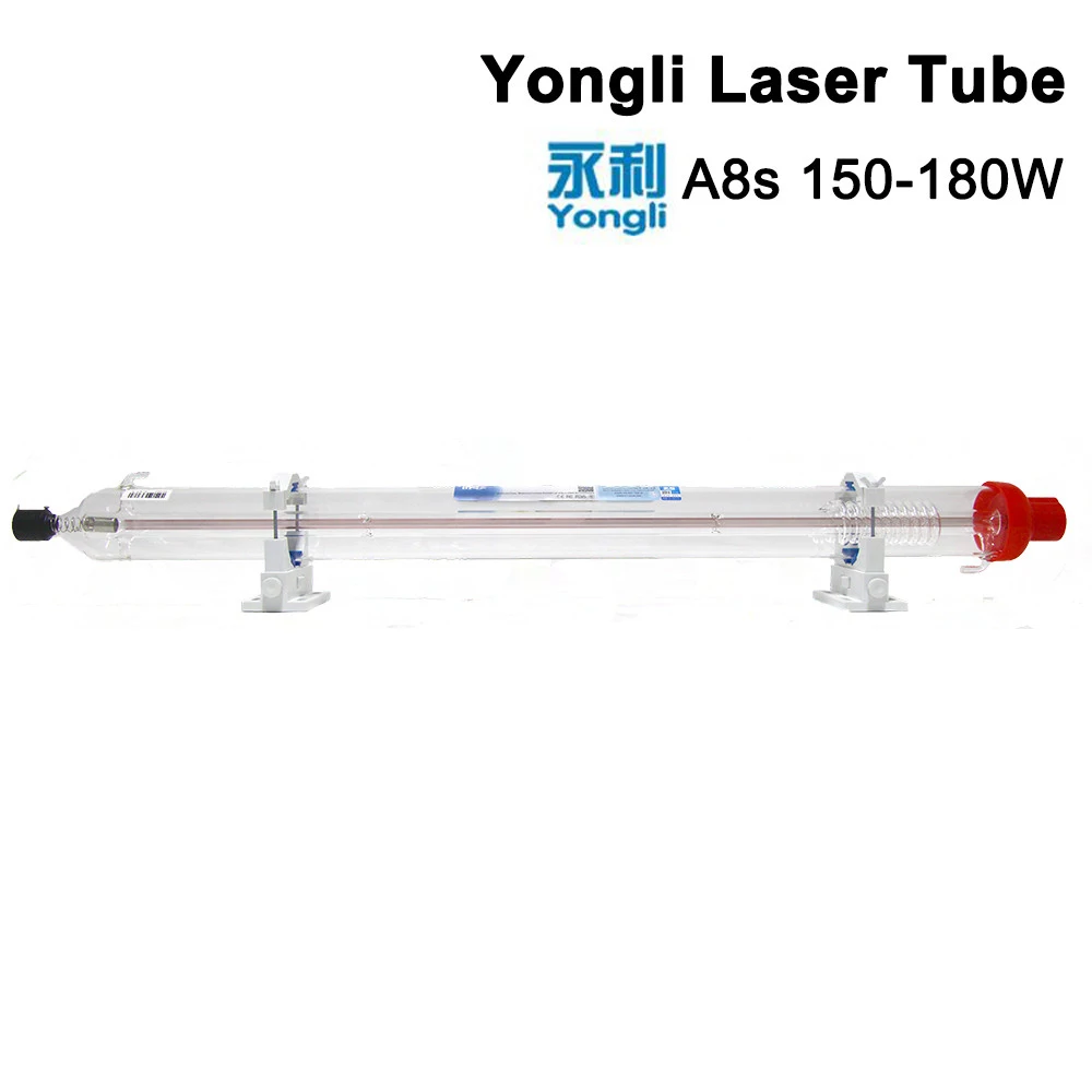 Yongli A8s 150 Вт CO2 лазерная трубка деревянная коробка для чехла длина упаковки 1850
