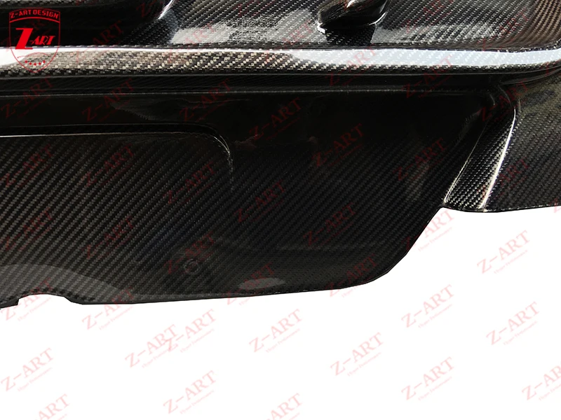 Задний диффузор из углеродного волокна Z-ART 2014-2017 Panamera для 970.2 задних губ Porsche