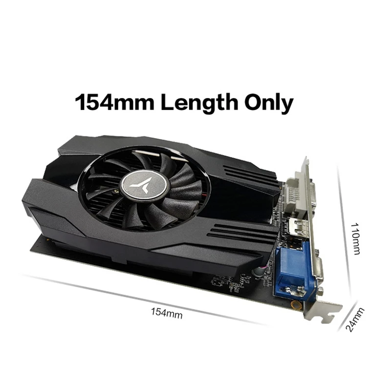 Видеокарта Yeston R5 240-4G D3 VA видеокарта DirectX 11 4 ГБ/64 бит 133 Гц 2 фазы низкое