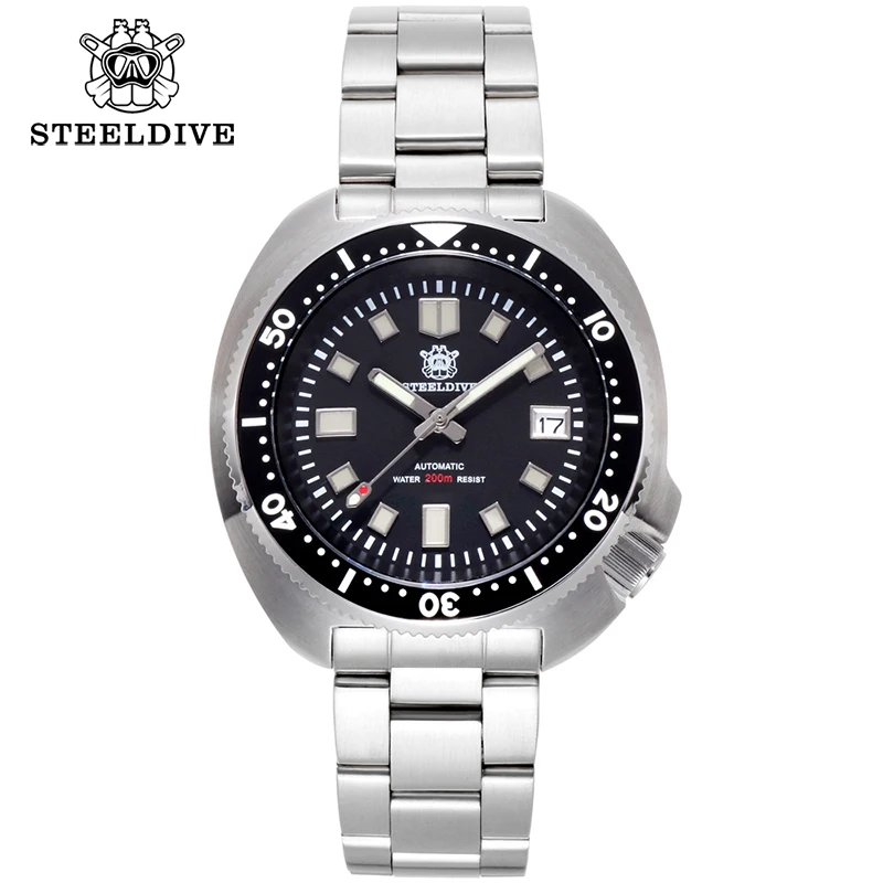 

Часы Steeldive SD1970 Мужские механические, автоматические наручные, для дайвинга, в японском стиле, NH35 Move t, для плавания, 2021