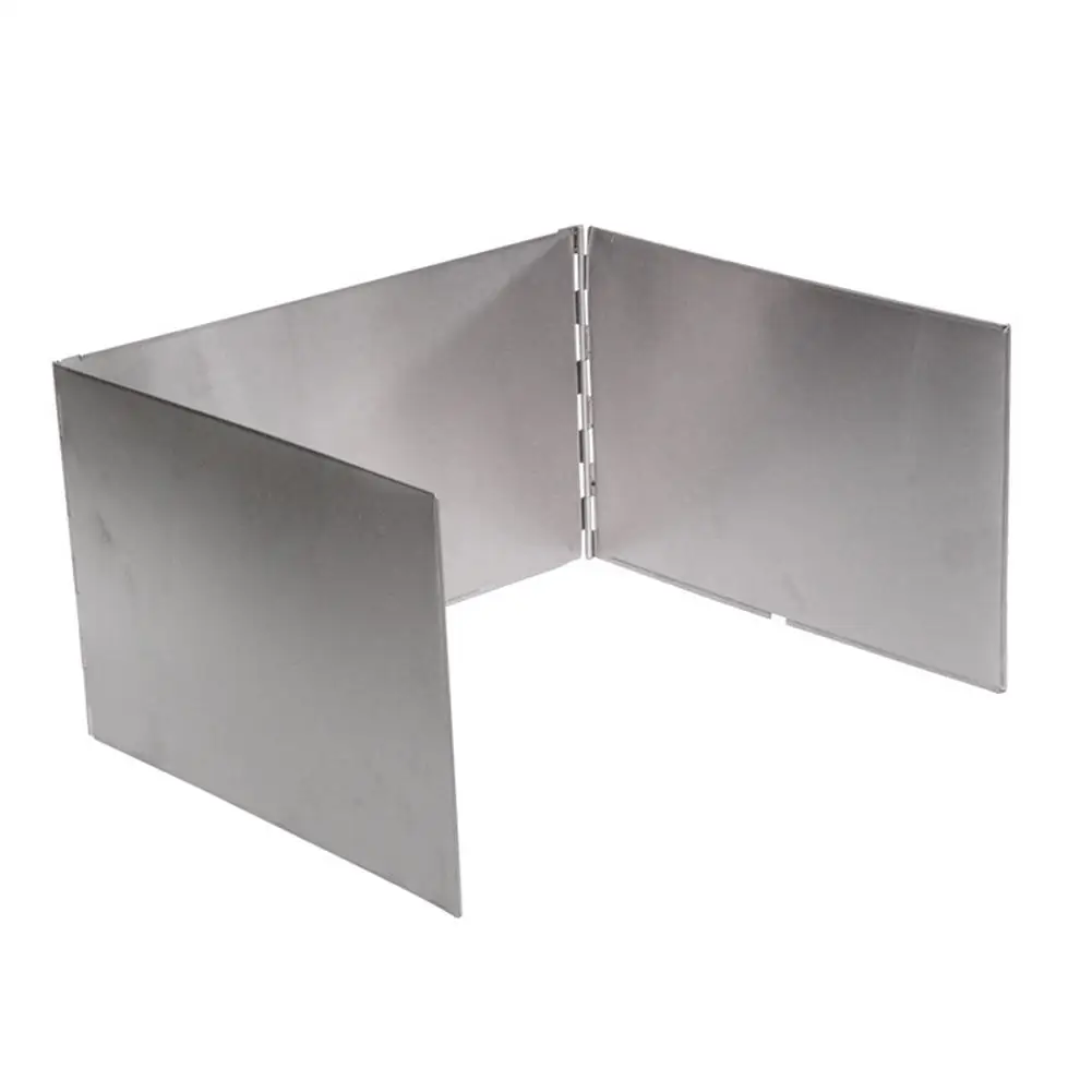 

Outdoor Aluminium Alloy Wind Screen Shield Foldable Stove Windshield Camping Cooking BBQ Gas Cassette Stove Equipment Dropship