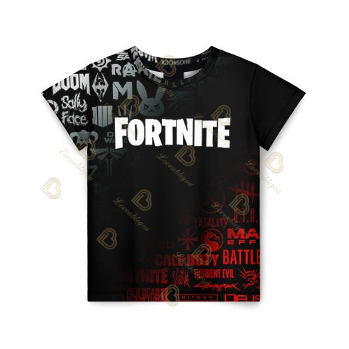 Новая летняя футболка для всех Милая Fortniter базовая Мужская с коротким рукавом |