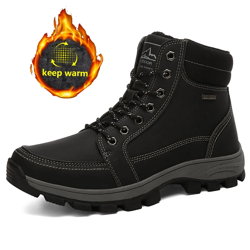 GONGMA зимние теплые водонепроницаемые походные Сапоги альпинистские горные