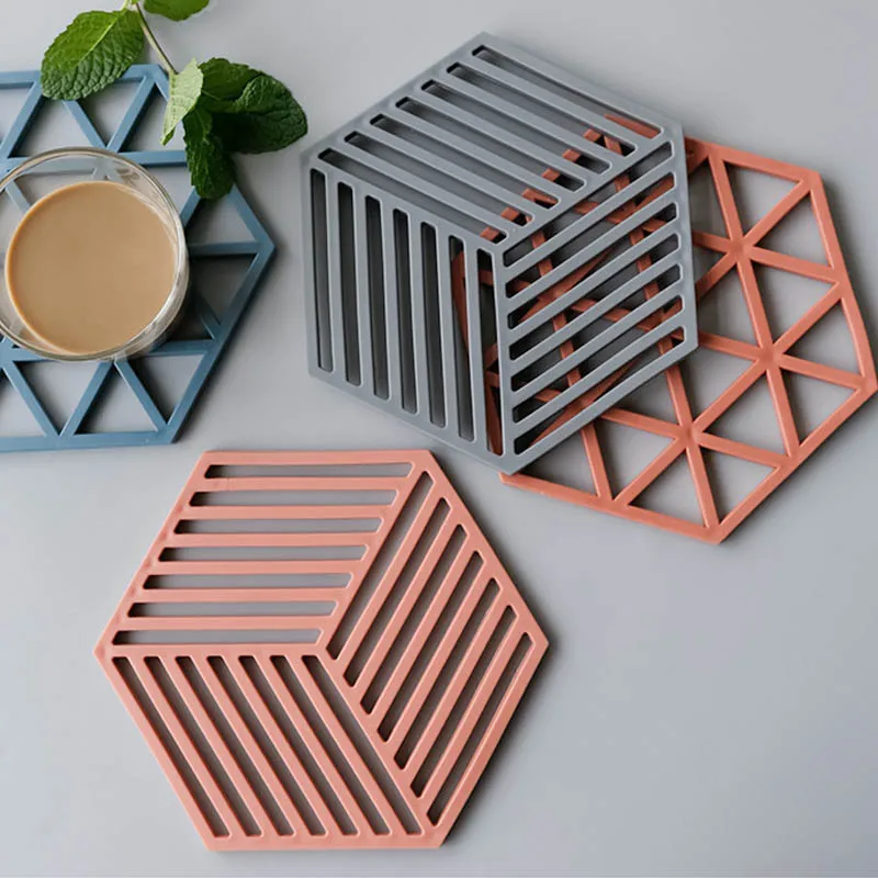 Подставка для чайной чашки с полыми столовыми присосками 1 шт. противоскользящий