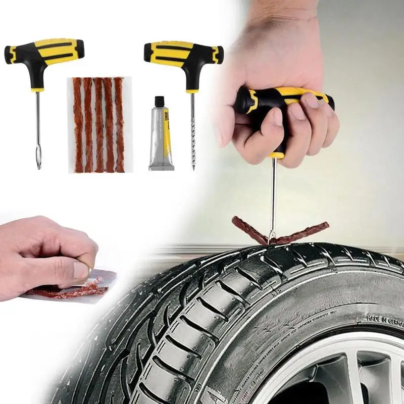 

1pcs Tire Restore Kit Studding Tool Set Auto Bike Tires Automobile Car Plug Tyre Accessories Garage Tools Puncture Repair R V4Q5