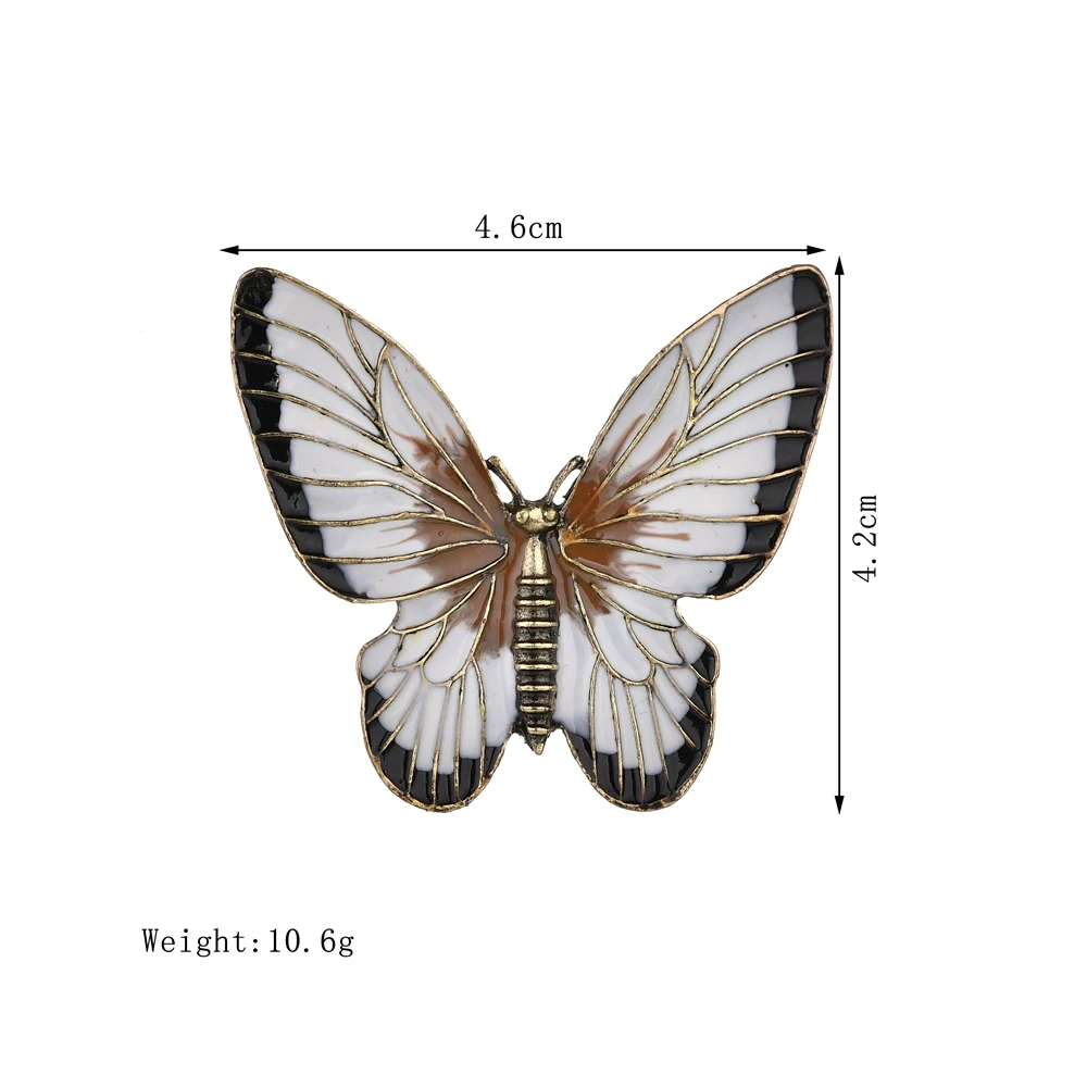 Новые большие крылья белого цвета хрустальные бабочки брошки и шпильки для