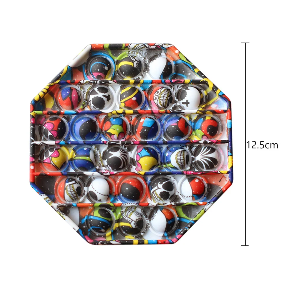 

Push Fidget Sensory Squeeze Toy Anti-stress Puzzle Toys Tea Cup Mat Game Board Early Education Toy Reusable Decompression Toy