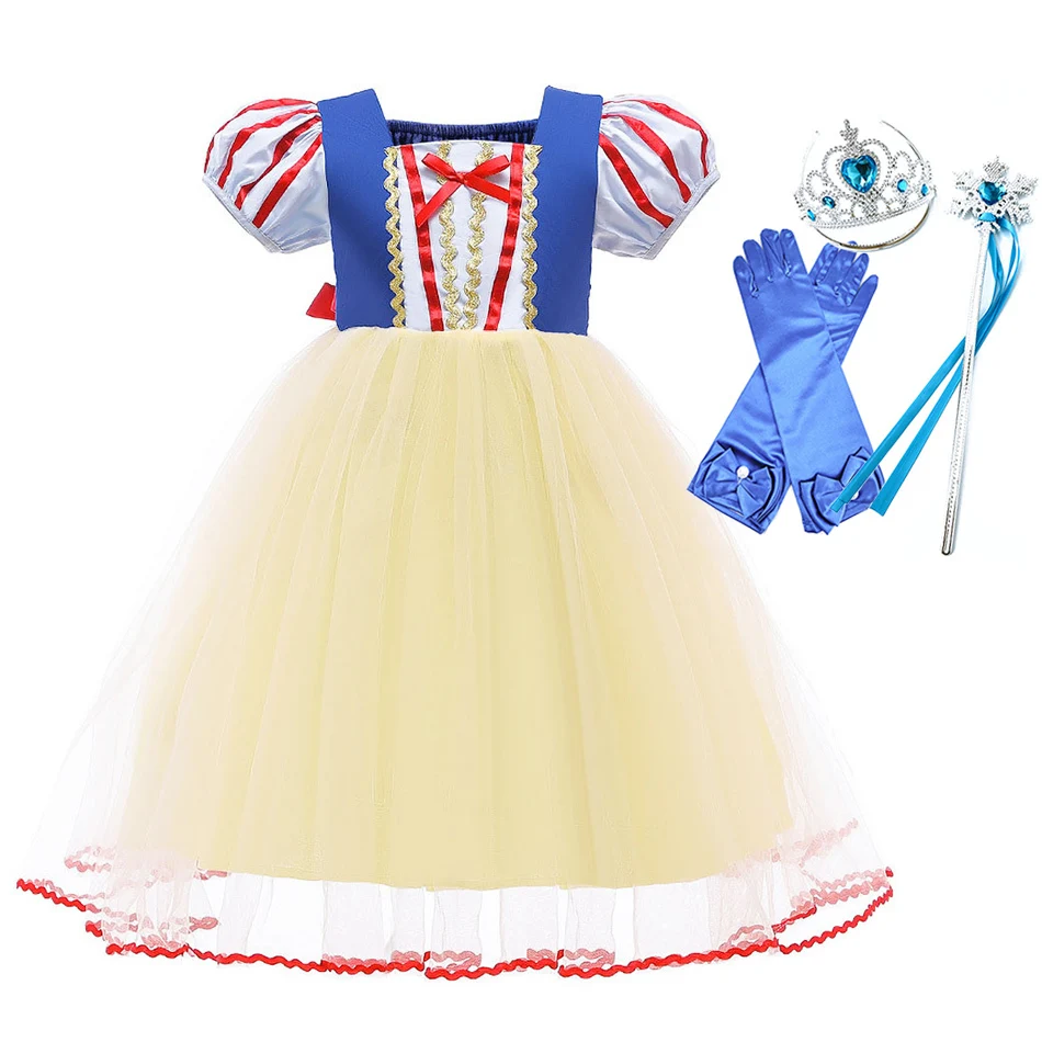 Детский костюм Белоснежки на Хэллоуин возраст 2 8 лет| |