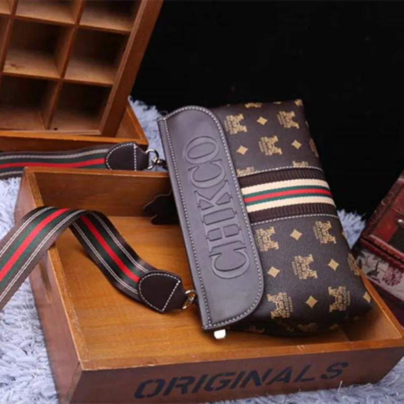 

Genuine Leather Women Flaps 2021 New Fashion Vintage Prints Shoulder Bags Famous Handbags Luxury Handbags Women Bags Designer