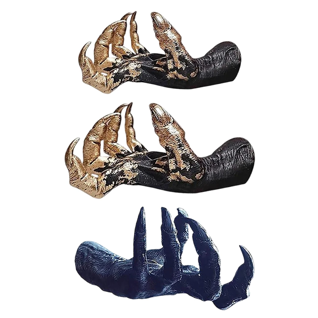 

Настенная вешалка с призраками в виде демона, готические призрачные дома, поделки из смолы, вешалка для гостиной, бара, паба, комнатное и ули...