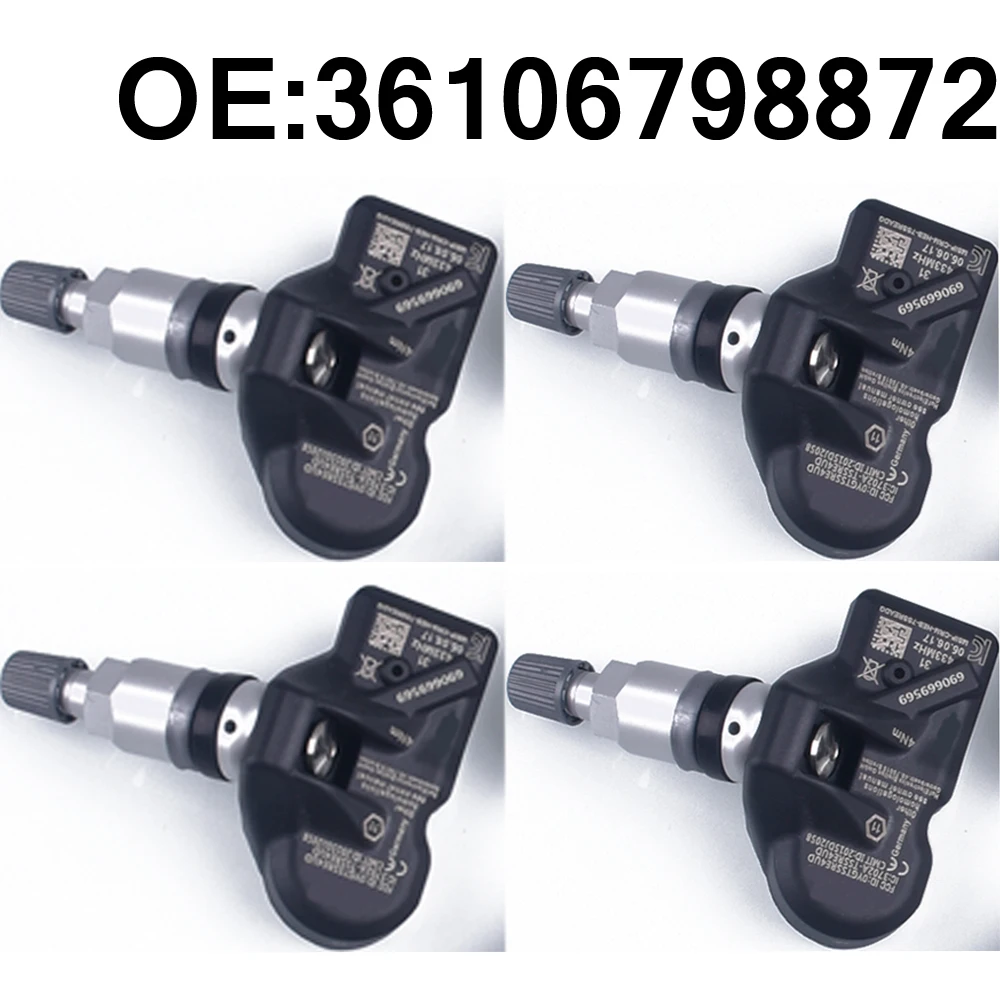 

For 4 PCS car tpms Tire Pressure Monitor/Warning System Sensor For BMW X1 E84 X3 F25 X4 F26 for Z4 E89