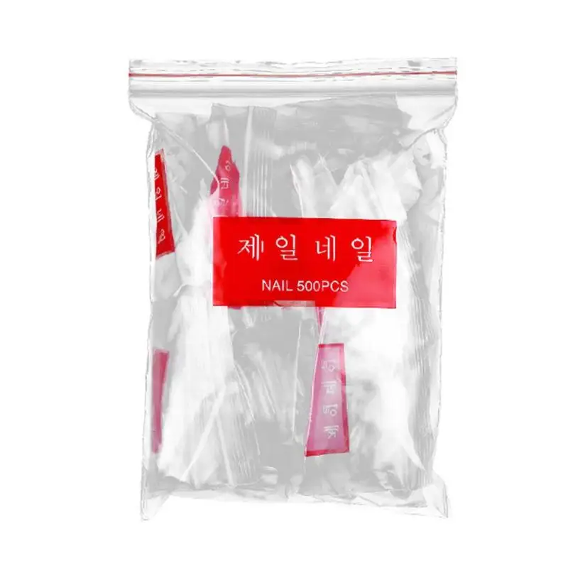 Pure Color Artificial Manicure Nail Extension Bright and Smooth Good Gloss Transparent Patch Fake Sticker Art Accessory | Красота и