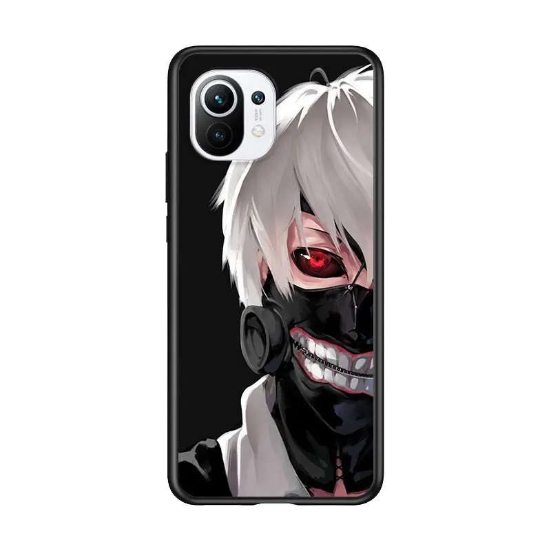 

Japanese Tokyo Ghoul for Xiaomi Mi 11 10T Note 10 Ultra 5G 9 9T SE 8 A3 A2 A1 6X Pro Play F1 Lite 5G Black Phone Case