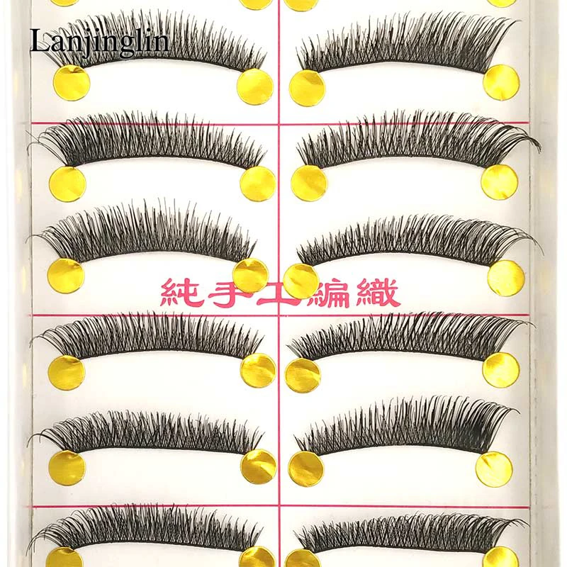 10 пар натуральных длинных ресниц инструмент для наращивания # TW042|lash extension