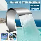 Водопад для бассейна, декоративный кран из нержавеющей стали, 60 х0 см