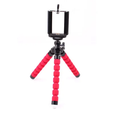 holder with Clip Держатель для телефона, штативы, штатив для мобильного телефона, держатель для камеры, гибкий держатель "осьминог" для iPhone, Xiaomi, samsung, держатель с зажимом - Цвет: holder with Clip