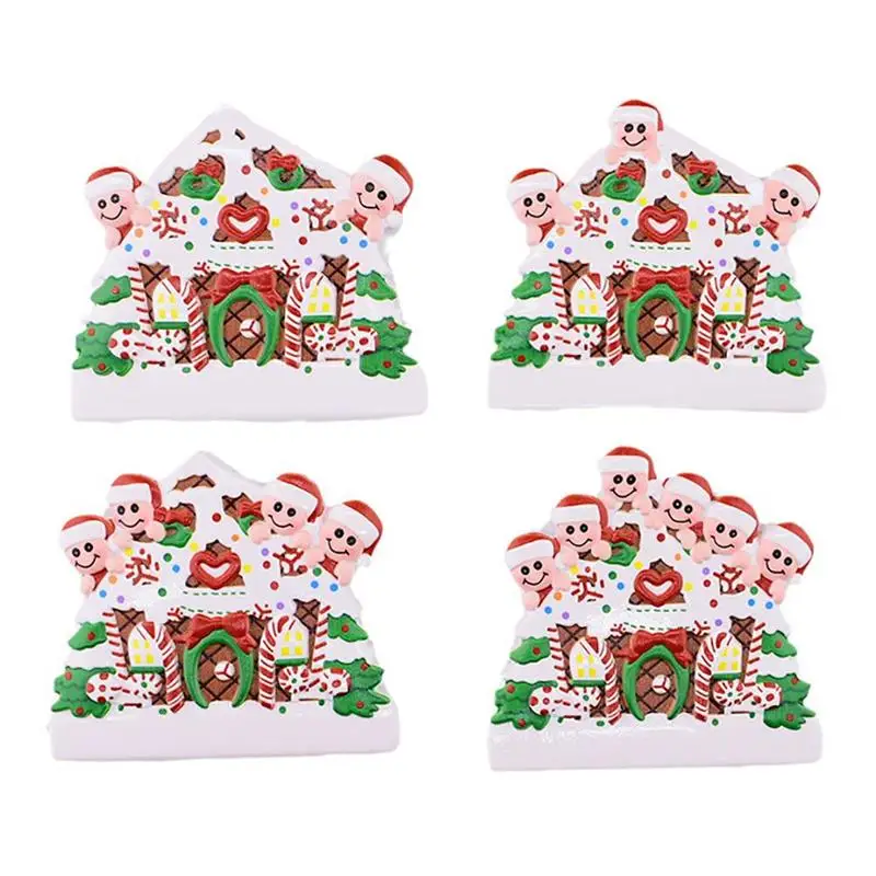 

Christmas Tree Pendant Resin Santa Claus Pendant Hanging Ornaments Christmas Tree Decoration Navidad новый год 2022 декор Natal