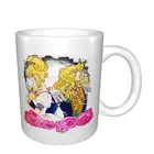 Леди Оскар девочка и мальчик андрогин новый год 2021 кружка кофейная чашка кофейная кружка сублимационные продукты кавайное стекло