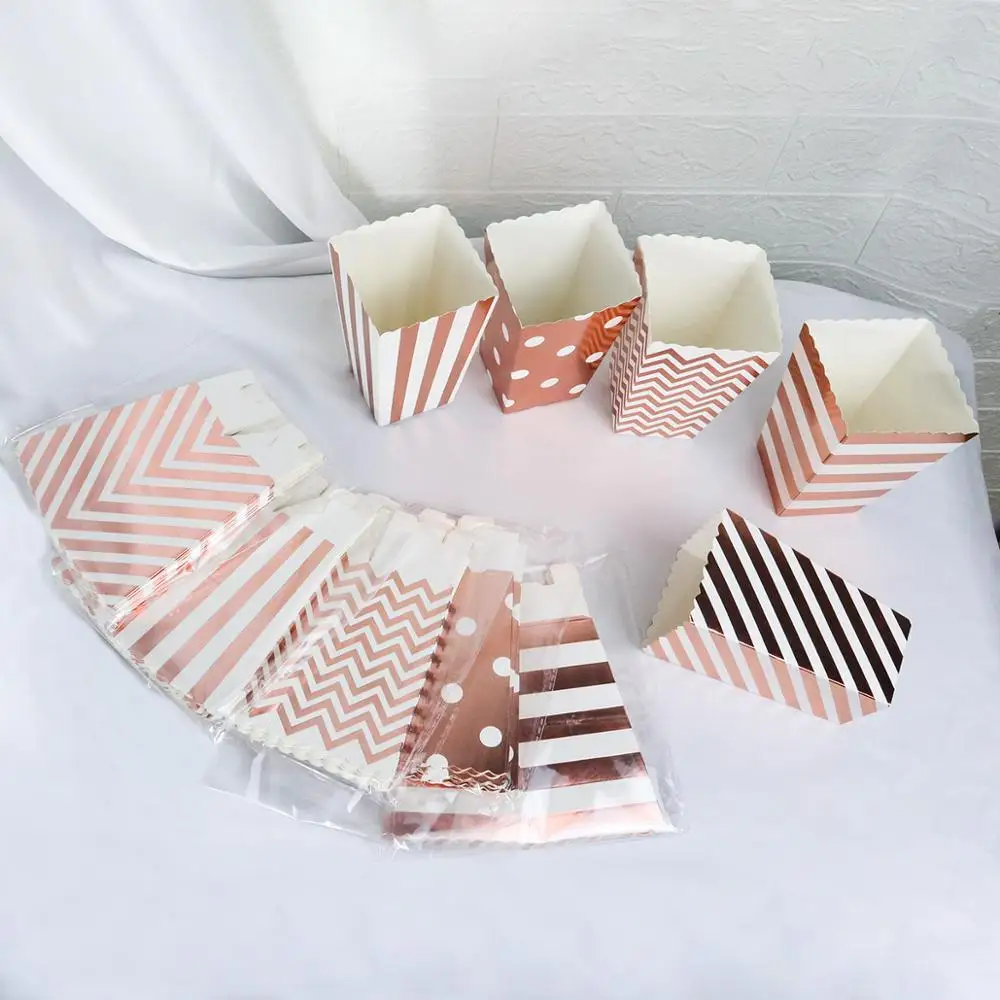 6/12 шт. бумажные коробки для попкорна | Дом и сад