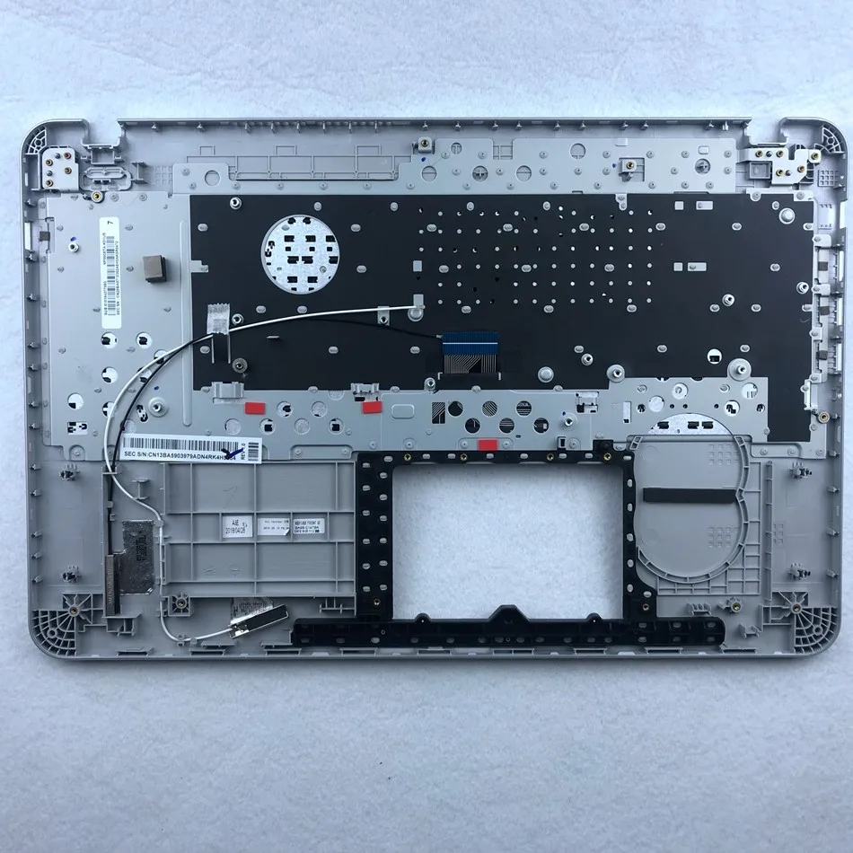 US Palmrest Laptop Keyboard For Samsung NP550XTA-K01US 550XAA-X05 X06 NP551XAA BA98-01479A Silver us Layout | Компьютеры и офис