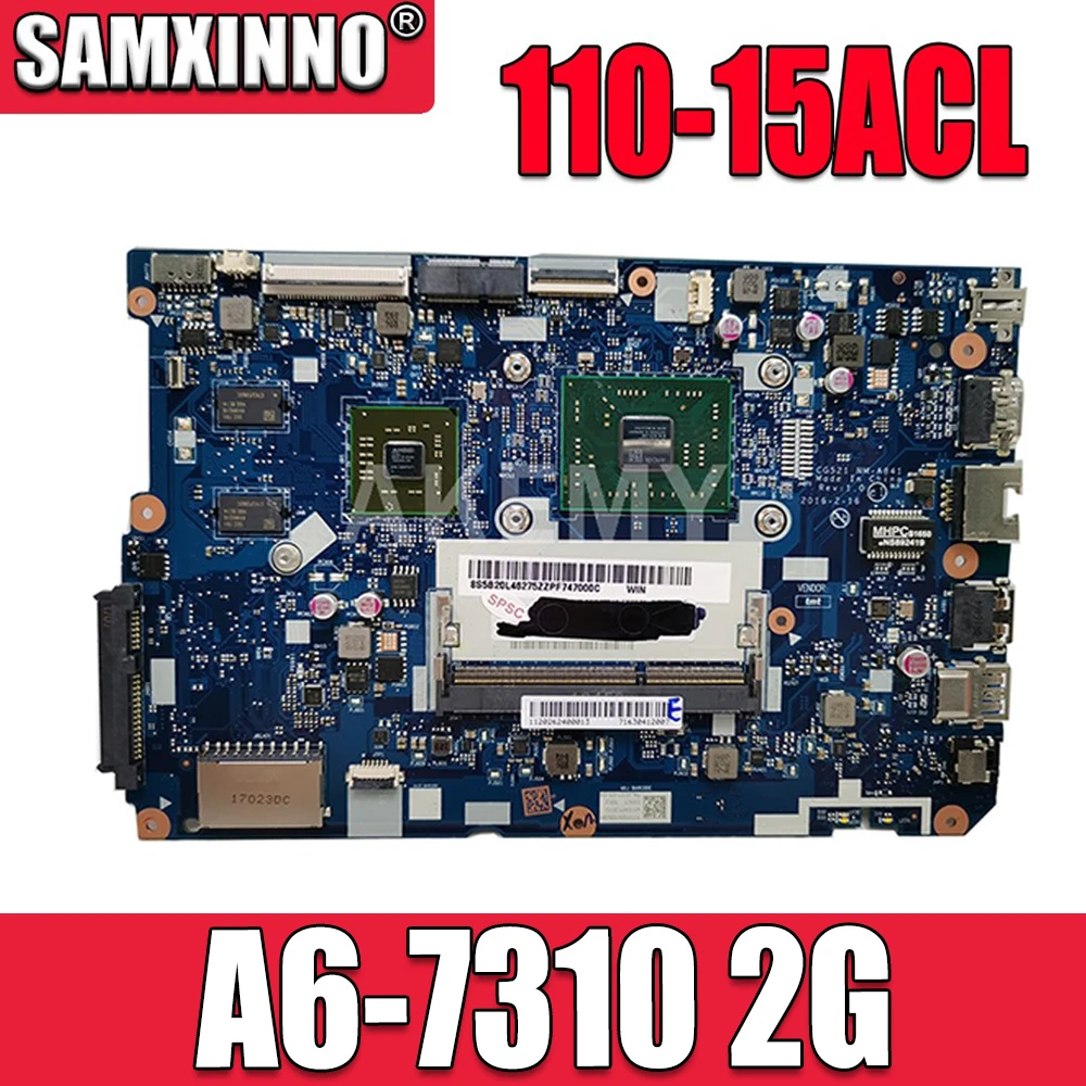 

Новинка SAMXINNO! Семейная материнская плата для ноутбука Lenovo 110-15ACL, материнская плата 5B20L46271 (с зеркальным процессором), тест 100%, ОК