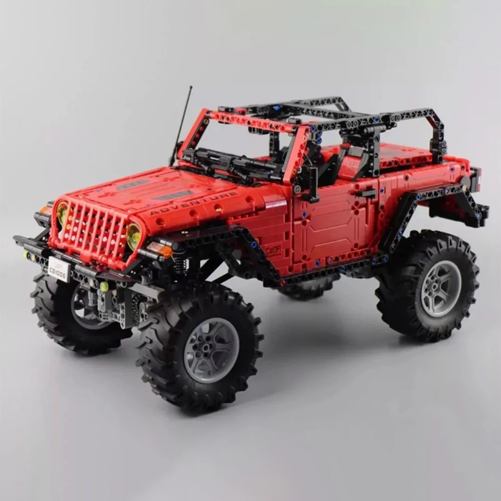 

Экспертные креативные идеи высокотехнологичная серия City C61006 SUV Jeep Wrangler Rubicon, строительные блоки, кирпичи, модель Moc, модульные наборы
