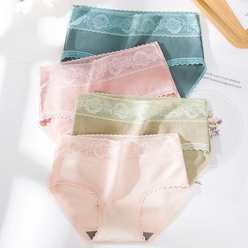 Женские трусики сексуальное хлопковое нижнее белье с цветочным узором бесшовное