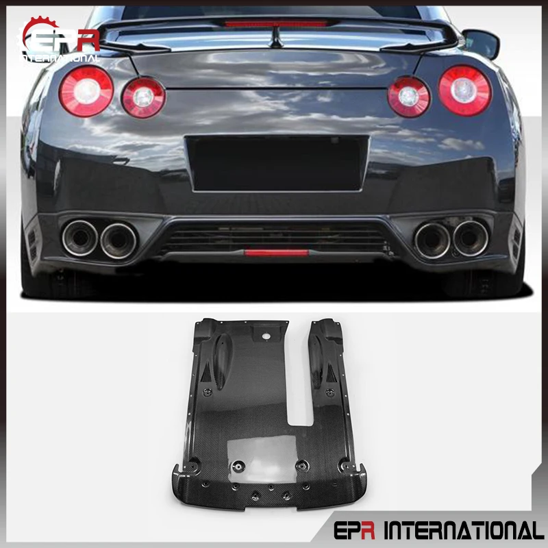 

Car-styling For 2012 on R35 OEM Style Carbon Fiber Rear Under Bottom Diffuser