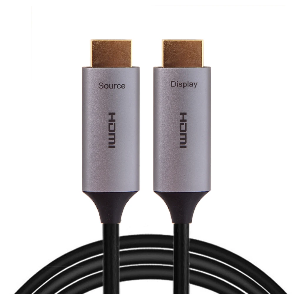

4K HDMI-совместимый кабель 2,0 AOC 60 Гц 10 м 20 м 50 м 100 м 200 м 300 м активное оптоволокно быстрая передача Ultra FHD HDMI-совместимая кабина
