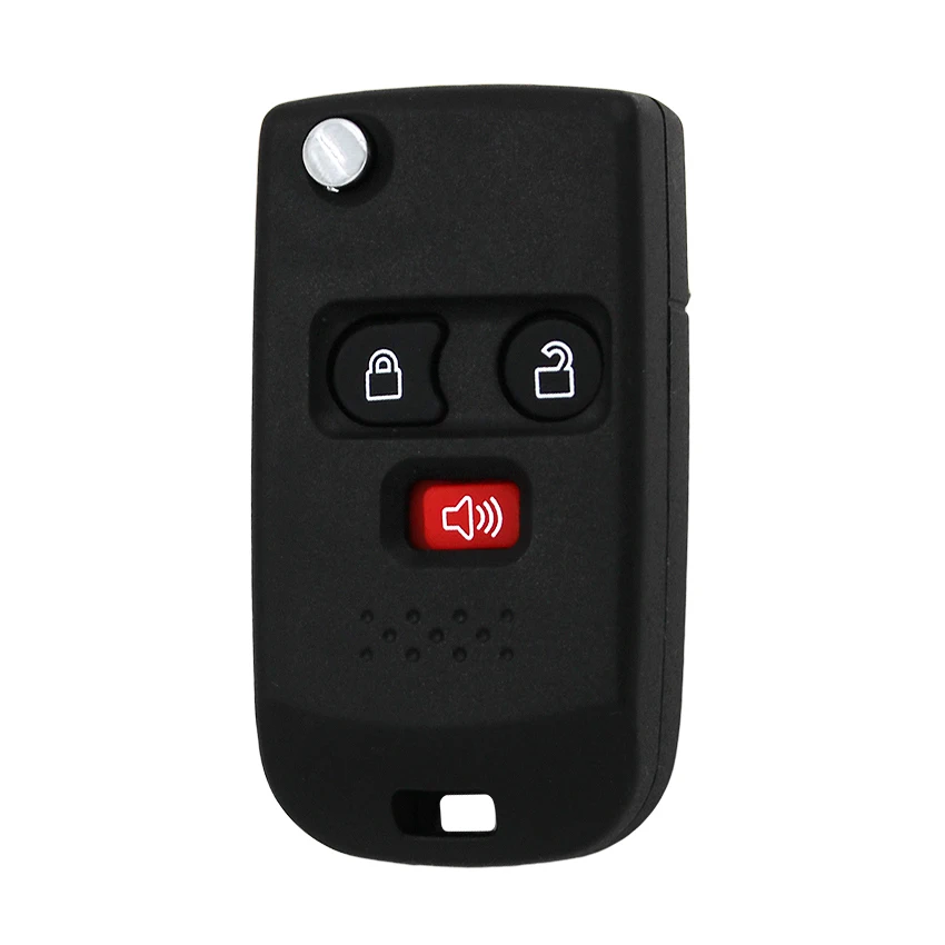 3-кнопочный складной корпус дистанционного ключа флип-Брелок оболочка для Ford Crown